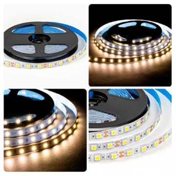 Светодиодная лента OGM 14,4W/m 60LED/m 5050SMD дневной белый 5M LSE-269