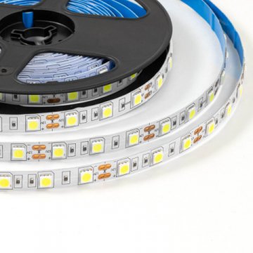 Светодиодная лента OGM 14,4W/m 60LED/m 5050SMD холодный белый 5M LSE-270