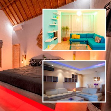 Светодиодная лента OGM 14,4W/m 60LED/m 5050SMD разноцветный (RGB) 5M LSE-271