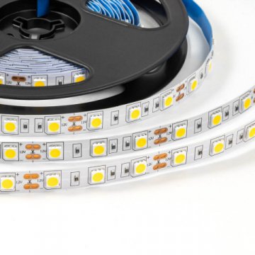 Светодиодная лента OGM 14,4W/m 60LED/m 5050SMD теплый белый 5M LSE-268