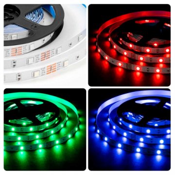 Светодиодная лента OGM 7,2W/m 30LED/m 5050SMD разноцветный (RGB) 5M LSE-280