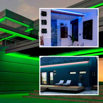 Светодиодная лента OGM 7,2W/m 30LED/m 5050SMD разноцветный (RGB) 5M LSE-284