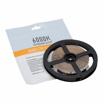 Светодиодная лента SWG 11,5W/m 128LED/m 2835SMD холодный белый 5M 003598