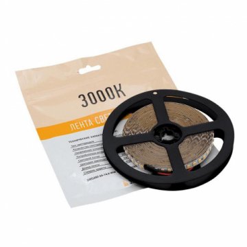 Светодиодная лента SWG 14,4W/m 160LED/m 2835SMD теплый белый 5M 003608