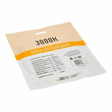 Светодиодная лента SWG 14,4W/m 160LED/m 2835SMD теплый белый 5M 003608