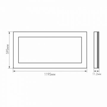Светодиодная панель Arlight IM-600x1200A-48W Warm White 023156(1)