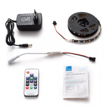 Светодиодная влагозащищенная лента Apeyron 14,4W/m 60Led/m 5050SMD разноцветная 2M 86ЦЛ