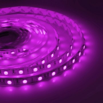 Светодиодная влагозащищенная лента Apeyron 14,4W/m 60LED/m 5050SMD разноцветная 5M 00-75