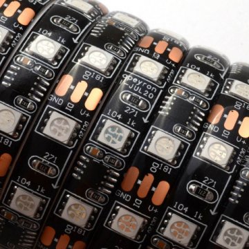 Светодиодная влагозащищенная лента Apeyron 14,4W/m 60Led/m 5050SMD разноцветная 5M 87ЦЛ