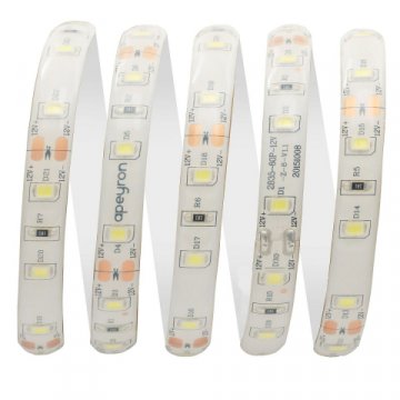 Светодиодная влагозащищенная лента OGM 6W/m 60LED/m 2835SMD холодный белый 50M LSE-096
