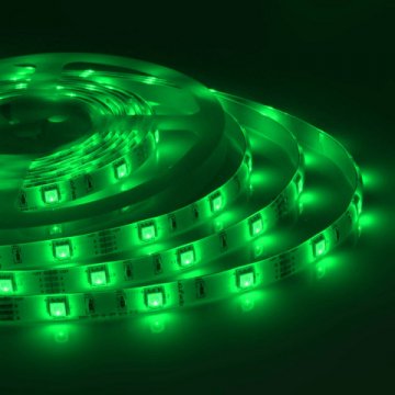 Светодиодная влагозащищенная лента Apeyron 7,2W/m 30LED/m 3528SMD разноцветная 5M 10-03
