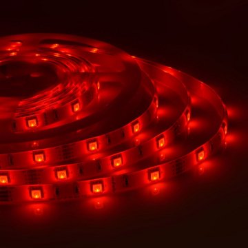 Светодиодная влагозащищенная лента Apeyron 7,2W/m 30LED/m 3528SMD разноцветная 5M 10-03