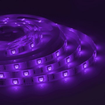 Светодиодная влагозащищенная лента Apeyron 7,2W/m 30LED/m 3528SMD разноцветная 5M 10-03