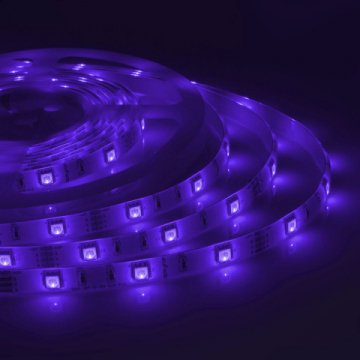 Светодиодная влагозащищенная лента Apeyron 7,2W/m 30LED/m 3528SMD разноцветная 5M 10-03