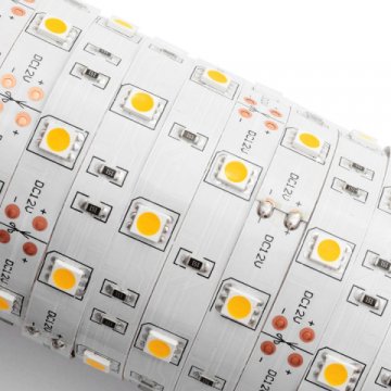 Светодиодная влагозащищенная лента OGM 9,6W/m 120LED/m 2835SMD теплый белый 5M LSE-150