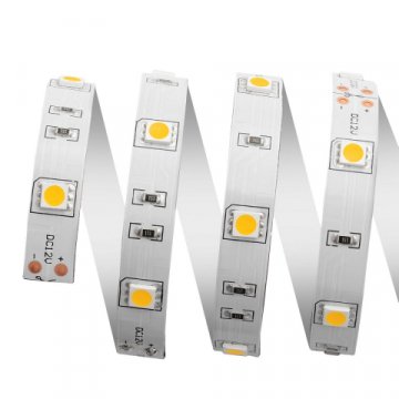 Светодиодная влагозащищенная лента OGM 9,6W/m 120LED/m 2835SMD теплый белый 5M LSE-150