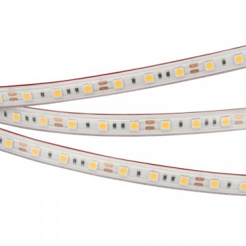 Светодиодная влагозащищенная лента Arlight 14,4W/m 60LED/m 5060SMD холодный белый 5M RTW-PS-B60-12mm 12V White6000 022323(2)
