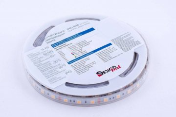 Светодиодная влагозащищенная лента DesignLed 14,4W/m 60LED/m 5050SMD теплый белый 5M 000519