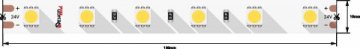 Светодиодная влагозащищенная лента DesignLed 14,4W/m 60LED/m 5050SMD теплый белый 5M 000521