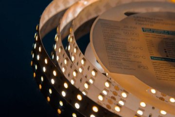 Светодиодная влагозащищенная лента DesignLed 28,8W/m 120LED/m 5050SMD теплый/холодный белый 5M 000515