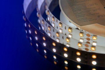 Светодиодная влагозащищенная лента DesignLed 28,8W/m 120LED/m 5050SMD теплый/холодный белый 5M 000515