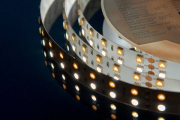 Светодиодная влагозащищенная лента DesignLed 28,8W/m 120LED/m 5050SMD теплый/холодный белый 5M 000515