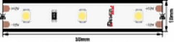 Светодиодная влагозащищенная лента DesignLed 4,8W/m 60LED/m 3528SMD холодный белый 5M 000262