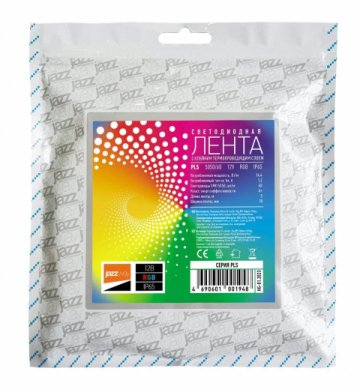 Светодиодная влагозащищенная лента Jazzway 14,4W/m 60Led/m 5050SMD разноцветная 5M 1001948