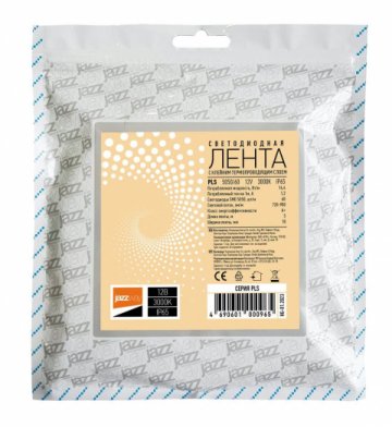 Светодиодная влагозащищенная лента Jazzway 14,4W/m 60Led/m 5050SMD теплый белый 5M 1000965