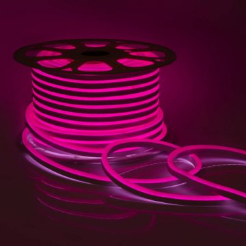 Светодиодный неон Apeyron 6W/m SMD2835 108LED/m 50м розовый 10-85