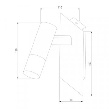 Светодиодный спот Eurosvet Cast 20142/1 Led белый/хром
