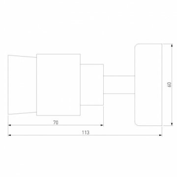 Светодиодный спот Eurosvet Plat 20125/1 черный