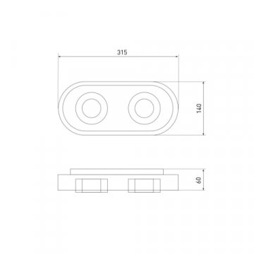 Светодиодный спот Eurosvet Slam 20123/2 LED белый