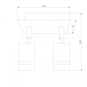 Светодиодный спот Eurosvet Stalk 20064/2 LED хром