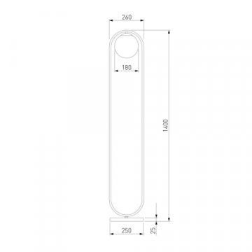 Торшер Eurosvet Ringo 01139/1 золото