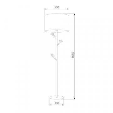 Торшер TK Lighting 5572 Albero White