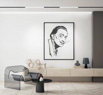 Трековый светодиодный светильник Denkirs DK8005-BK