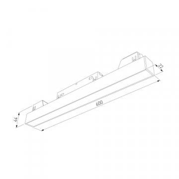 Трековый светодиодный светильник Elektrostandard Slim Magnetic 85002/01 a059183
