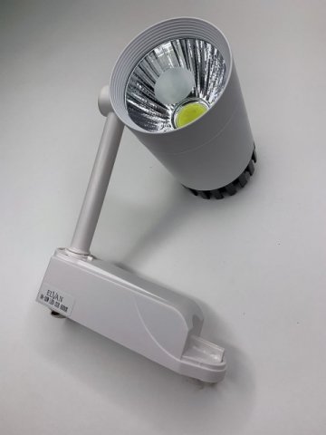 Трековый светодиодный светильник Elvan ST-04-20W-WH