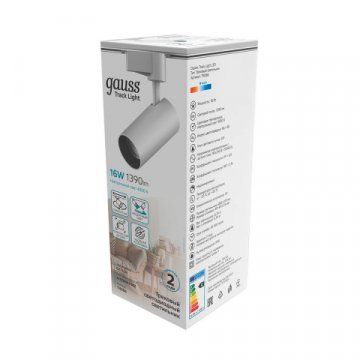 Трековый светодиодный светильник Gauss Track Light Led TR066