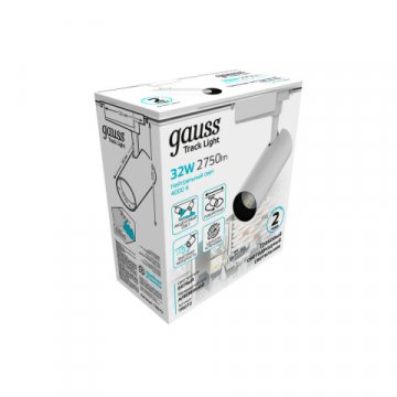Трековый светодиодный светильник Gauss Track Light Led TR072