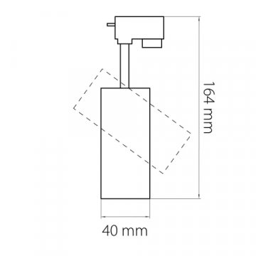 Трековый светодиодный светильник Lightstar Fuoco Led 218216