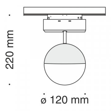 Трековый светодиодный светильник Maytoni Track lamps TR017-2-10W3K-B