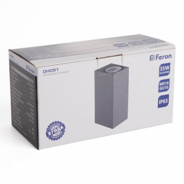 Уличный настенный светильник Feron Бостон 48327