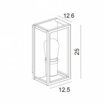 Уличный настенный светильник Lucide Carlyn 27200/01/31