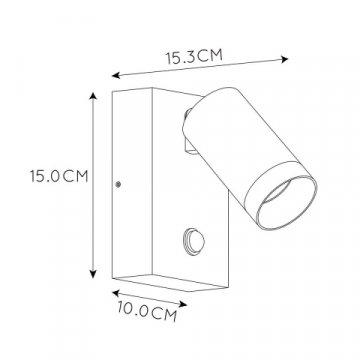 Уличный настенный светильник Lucide Taylor 09831/01/30