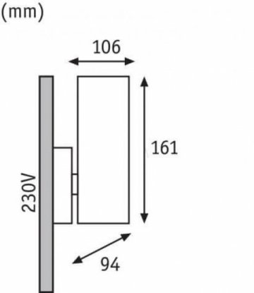 Уличный настенный светильник Paulmann Outd Wall 94189
