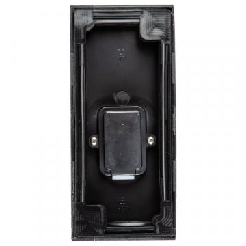 Уличный настенный светильник Uniel UUL-P42A 2х6W/GU10 IP65 BLACK UL-00010513