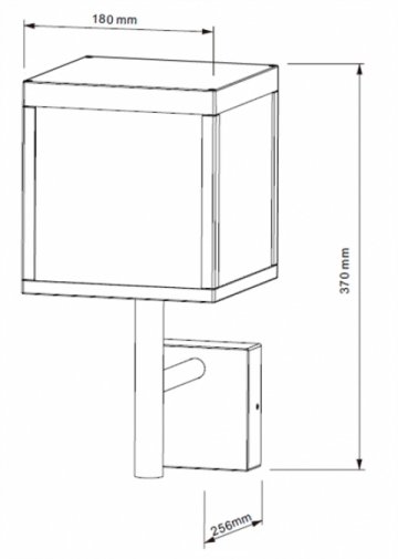 Уличный настенный светодиодный светильник Deko-Light Lacertae 731112