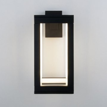 Уличный настенный светодиодный светильник Elektrostandard Frame 1527 Techno Led черный a051855